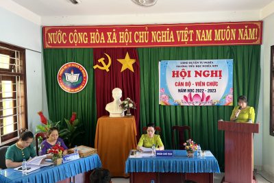 HỘI NGHỊ CÁN BỘ – VIÊN CHỨC NĂM HỌC 2022-2023